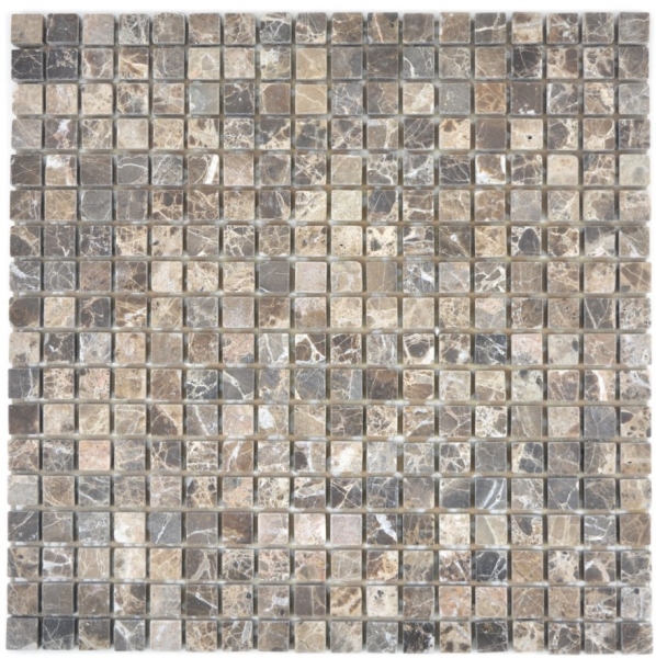 Hand-painted mosaic tile marble natural stone beige Castanao MOS38-1313_m