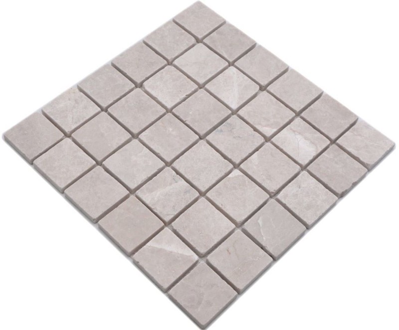 Marble mosaic tile natural stone ivory cream light beige tile backsplash wall tile kitchen bathroom - MOS36-0106