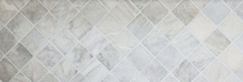 Tile marble natural stone Ibiza white cream gray natural stone tile antique look floor tile shower tray wall tile WC - MOSF-45-42010