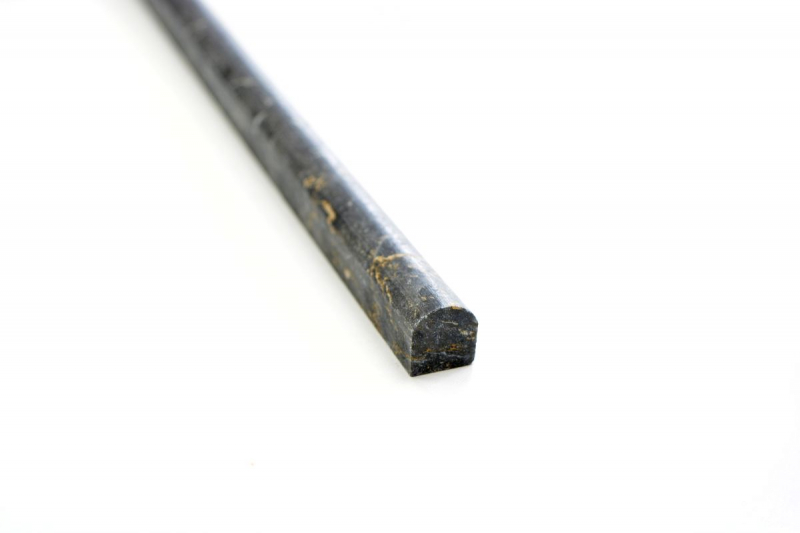 Border marble natural stone black profile Pencil Nero Antique Marble MOSPENC-43315_f