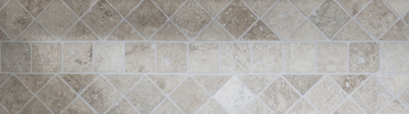Tile Travertine natural stone Chiaro beige cream natural stone tile antique look shower tray shower wall kitchen tile - MOSF-45-46079