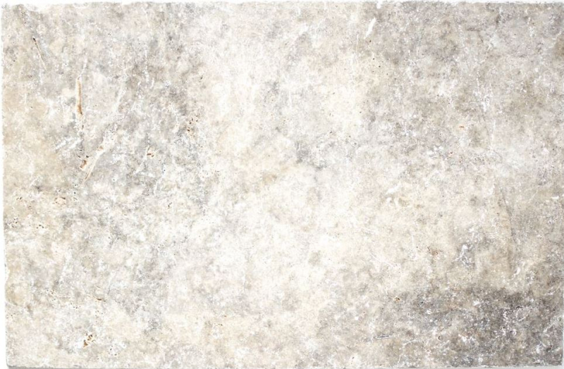 Tile Travertine natural stone Silver silver white gray light gray natural stone tile silver antique look floor tile wall tile kitchen - MOSF-45-47061