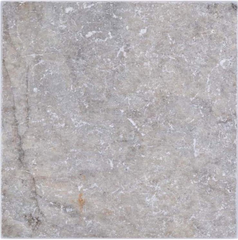 Tile Travertine natural stone Silver silver white gray light gray natural stone tile silver antique look floor tile wall tile kitchen - MOSF-45-47030