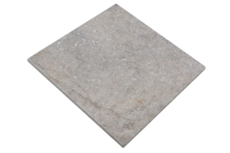 Tile Travertine natural stone Silver silver white gray light gray natural stone tile silver antique look floor tile wall tile kitchen - MOSF-45-47030