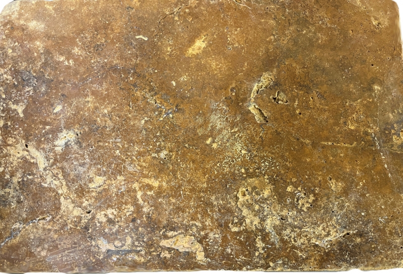 Tile travertine natural stone yellow gold natural stone tile golden brown antique look floor tile wall tile kitchen tile - MOSF-45-51061