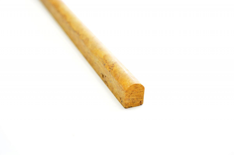Border Travertine Natural Stone Yellow Profile Pencil Gold Antique Travertine MOSPENC-51315_f