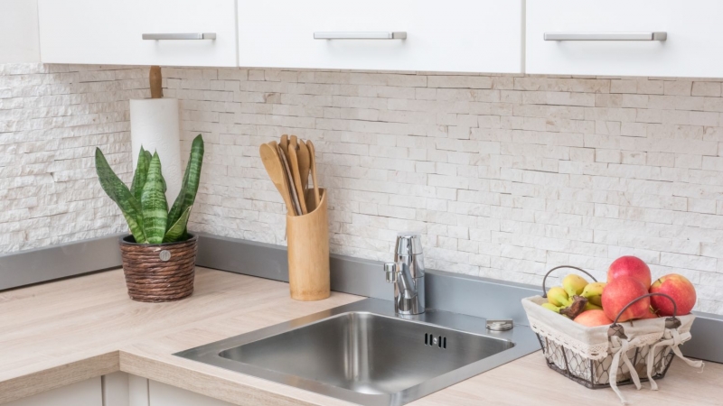 Limestone mosaic natural stone Splitface stone wall white cream Brick Limestone 3D optics tile backsplash wall tile bathroom - MOS29-49248
