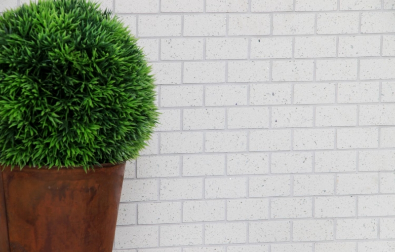 Mosaic tiles quartz composite artificial stone Brick Artifical white MOS46-0104
