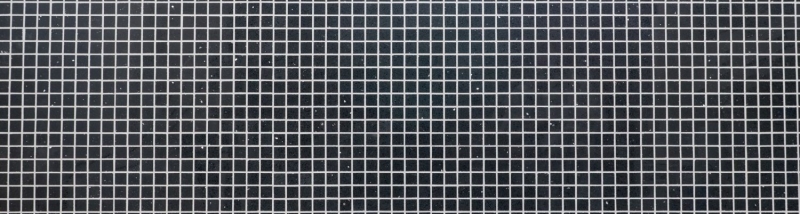 Mosaic tiles quartz composite artificial stone Artificial black MOS46-ASM22