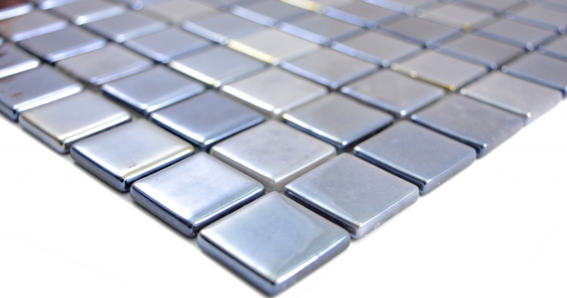 Hand sample mosaic tile ECO Recycling GLAS ECO anthracite metallic MOS350-08_m
