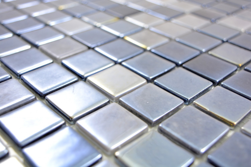 Hand sample mosaic tile ECO Recycling GLAS ECO anthracite metallic MOS350-08_m