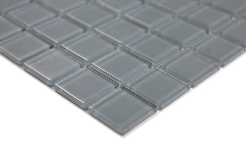 Mosaic tile Glass mosaic gray anthracite Swimming pool mosaic Pool mosaic MOS63-0202