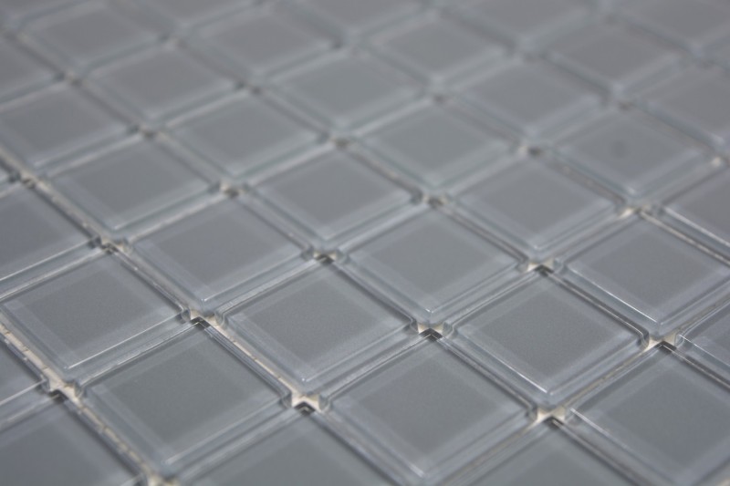 Hand-painted mosaic tile Translucent glass mosaic Crystal gray BATH WC Kitchen WALL MOS63-0202_m