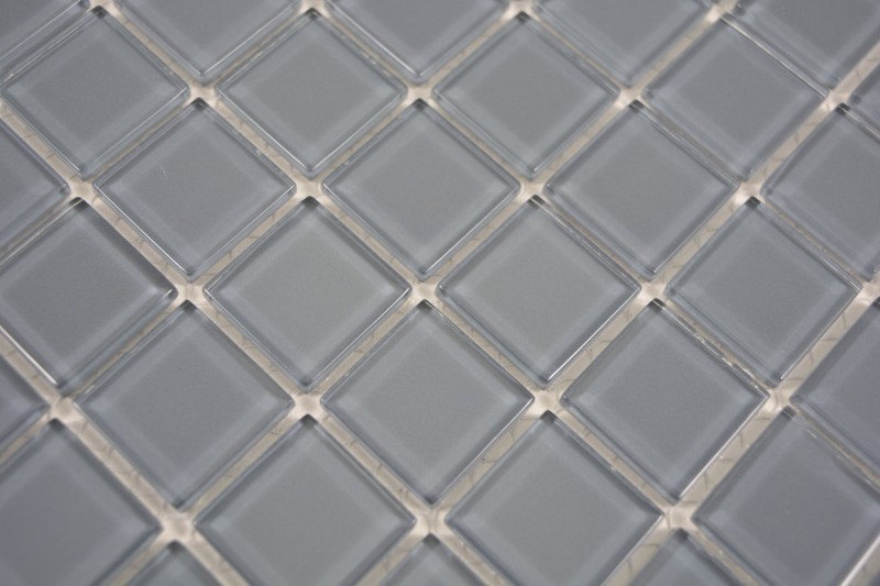 Mosaic tile Glass mosaic gray anthracite Swimming pool mosaic Pool mosaic MOS63-0202