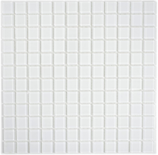 Hand-painted mosaic tile Translucent glass mosaic Crystal super white BATH WC Kitchen WALL MOS63-0101_m