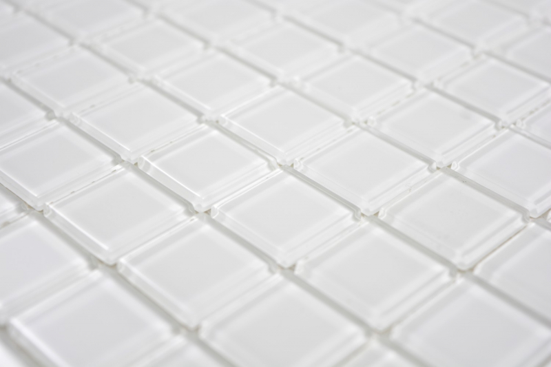Hand-painted mosaic tile Translucent glass mosaic Crystal super white BATH WC Kitchen WALL MOS63-0101_m