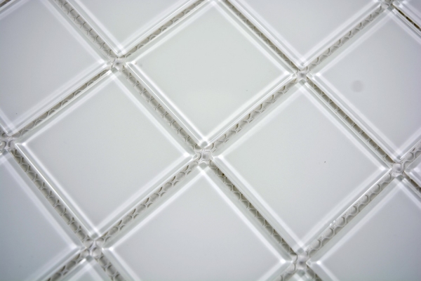 Hand-painted mosaic tile Translucent glass mosaic Crystal super white BATH WC Kitchen WALL MOS69-0101_m