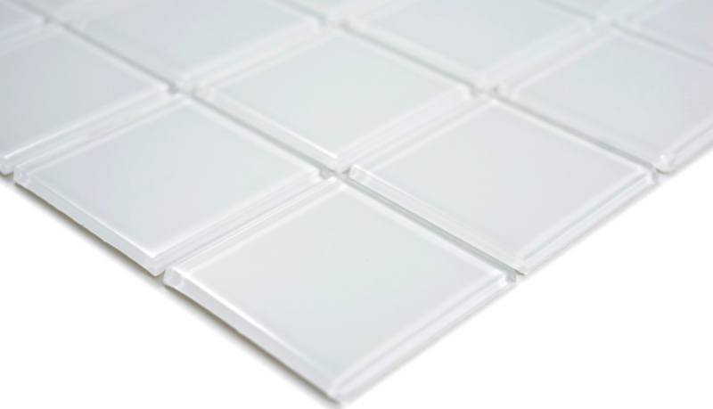 Hand-painted mosaic tile Translucent glass mosaic Crystal super white BATH WC Kitchen WALL MOS69-0101_m