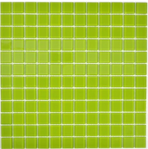 Hand-painted mosaic tile Translucent glass mosaic Crystal green BATH WC Kitchen WALL MOS63-0507_m