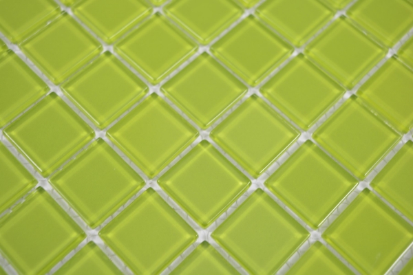Hand-painted mosaic tile Translucent glass mosaic Crystal green BATH WC Kitchen WALL MOS63-0507_m