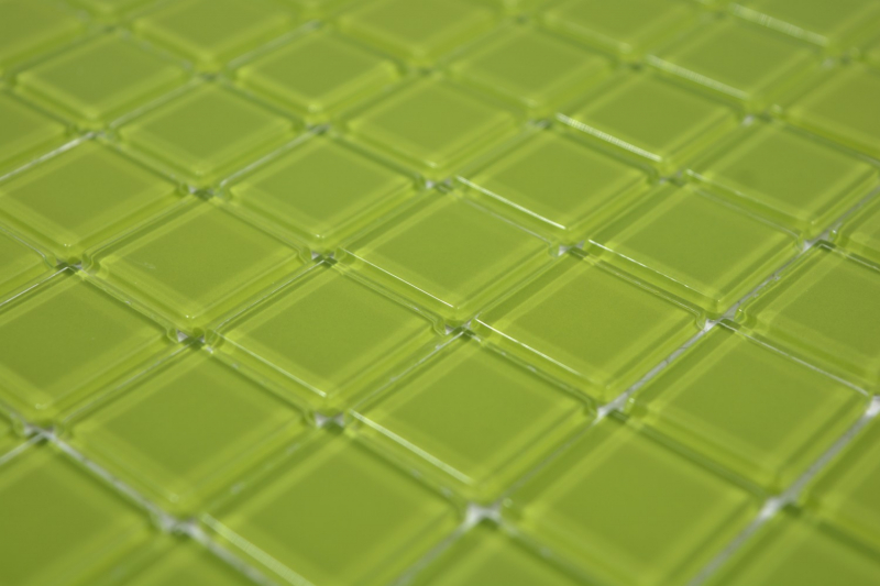 Hand-painted mosaic tile Translucent glass mosaic Crystal green BATH WC Kitchen WALL MOS63-0507_m