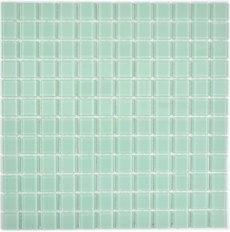 Hand-painted mosaic tile Translucent glass mosaic Crystal light green BATH WC Kitchen WALL MOS63-0107_m