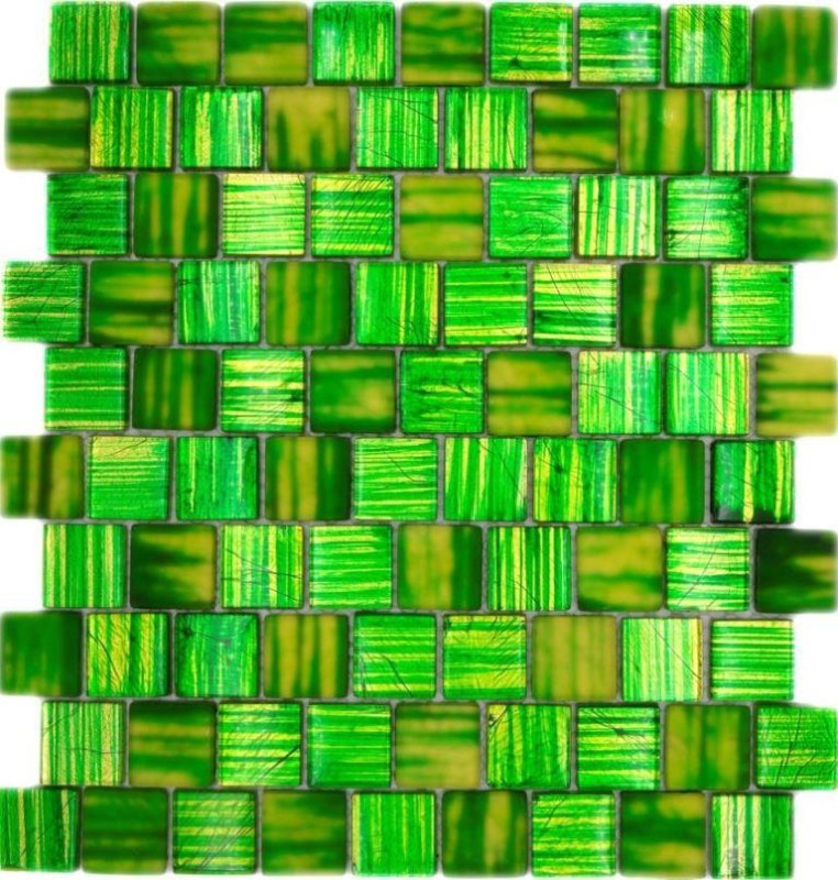 Mosaic tile Translucent glass mosaic Crystal frosted glass green clear matt frosted MOS78-CF83