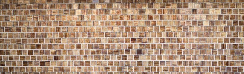 Mosaic tile Glass mosaic Crystal frosted glass brown clear frosted MOS78-CF85