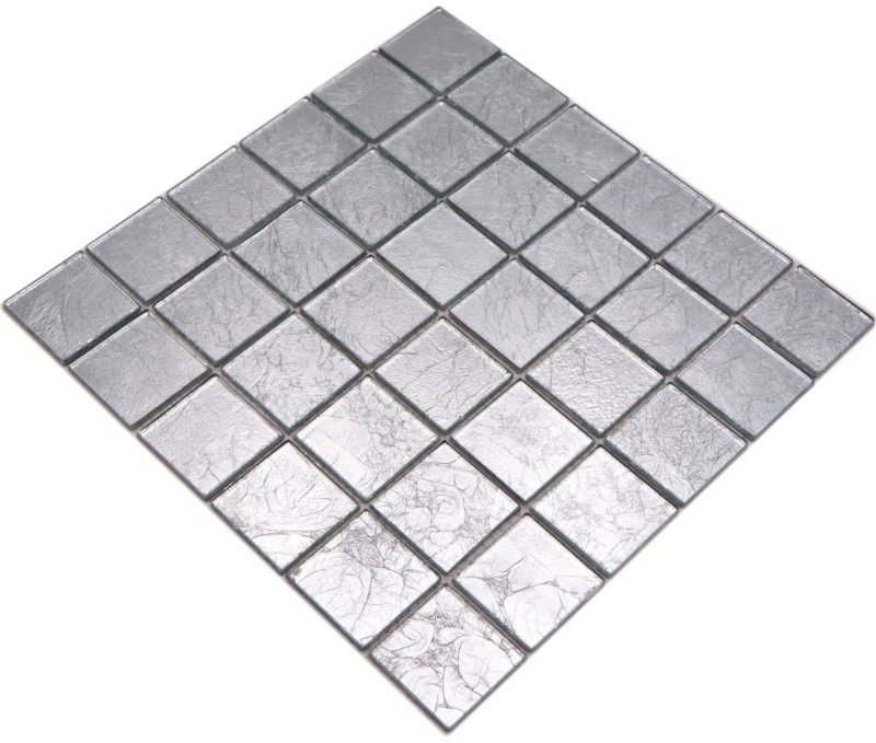 Glass mosaic silver mosaic tile tile backsplash structure BATH WC kitchen WALL MOS68-4SB21
