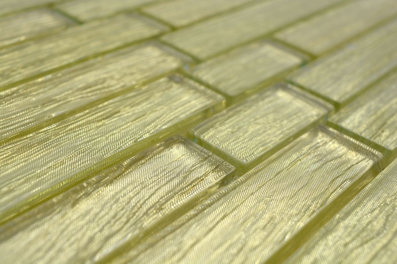 Glass mosaic gold mosaic tile composite chic backsplash kitchen shower wall MOS86-8CGO