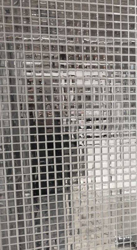 Mosaic tile glass mosaic electroplated silver BATH WC kitchen WALL MOS60-0206