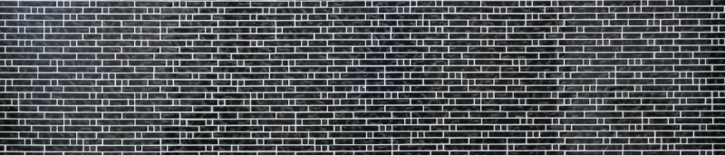 Hand-painted mosaic tile Translucent composite glass mosaic Crystal Chic black MOS87-MV708_m