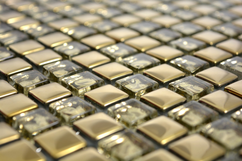 Glass mosaic gold mosaic tile electroplated glass BATH WC kitchen WALL tile backsplash kitchen shower wall MOS92-0707