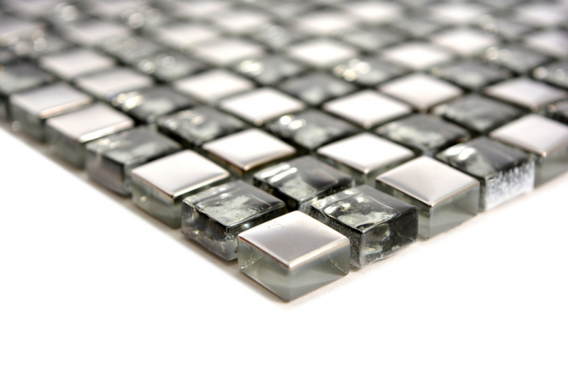Hand pattern mosaic tile translucent glass mosaic Crystal EP silver glass BATH WC kitchen WALL MOS92-0218_m
