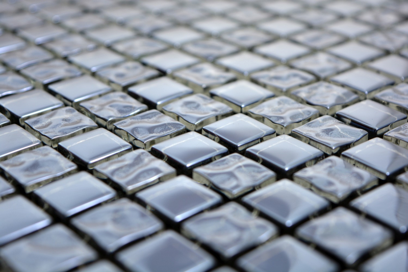 Hand pattern mosaic tile translucent platinum glass mosaic Crystal EP platinum glass BATH WC kitchen WALL MOS92-0327_m