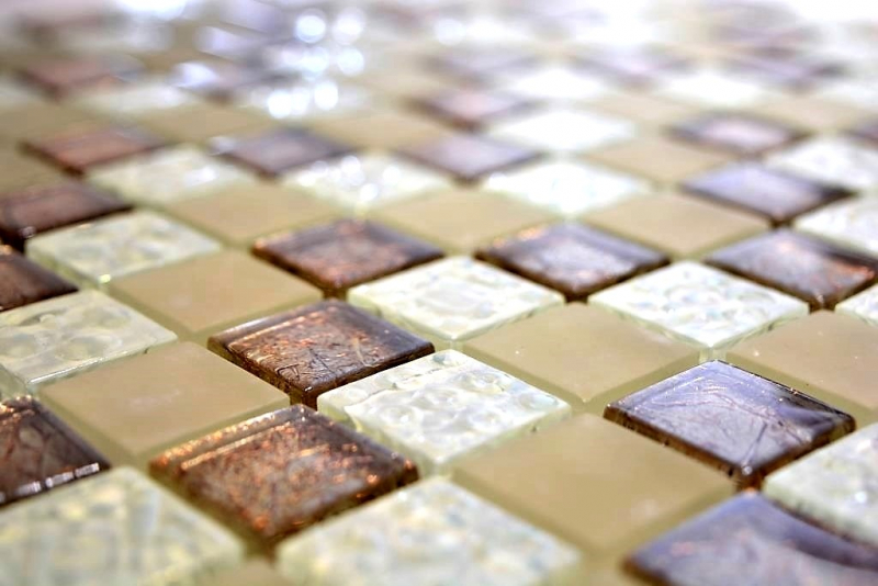 Lustre luxury deluxe glass mosaic mosaic tiles Crystal champagne gold MOS88-8LU80
