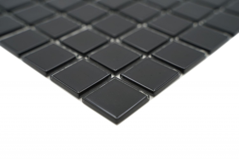 Mosaic tile glass mosaic black mosaic mat swimming pool mosaic pool mosaic MOS60-0304