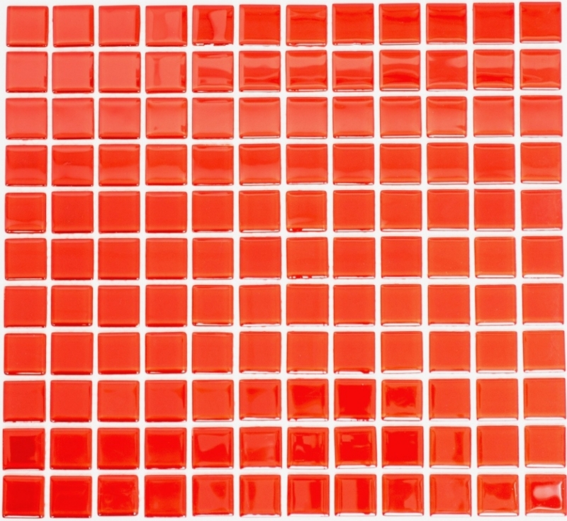 Mosaic tile glass mosaic red BATH WC kitchen WALL mosaic mat MOS60-0904