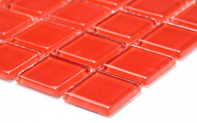 Mosaic tile glass mosaic red BATH WC kitchen WALL mosaic mat MOS60-0904