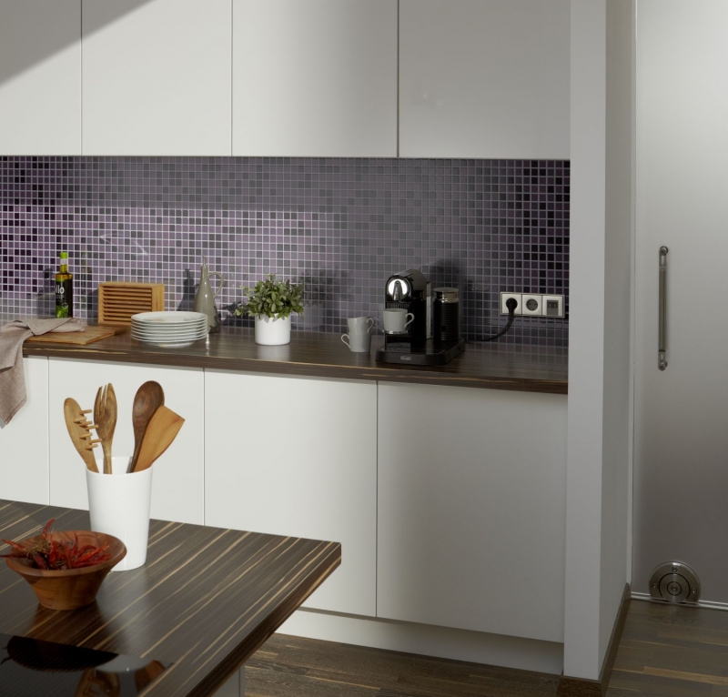 Mosaic tiles glass mosaic purple purple BATH WC kitchen WALL mosaic panel MOS62-1104