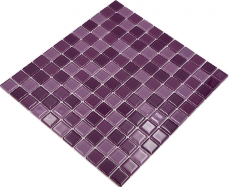 Mosaic tiles glass mosaic purple purple BATH WC kitchen WALL mosaic panel MOS62-1104