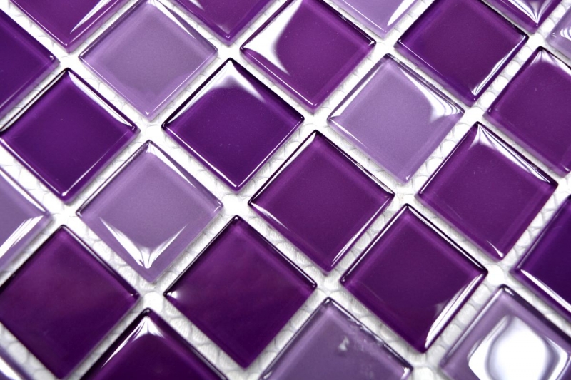 Mosaic tiles glass mosaic purple purple BATH WC kitchen WALL mosaic panel MOS62-1104