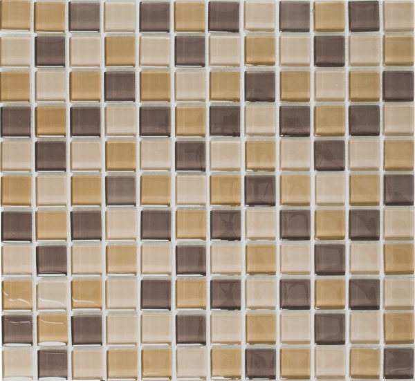 Hand-painted mosaic tile Translucent brown Glass mosaic Crystal brown BATH WC Kitchen WALL MOS72-1302_m