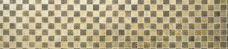 Glass mosaic gold mosaic tile resin look tile backsplash kitchen shower wall MOS88-8OP7