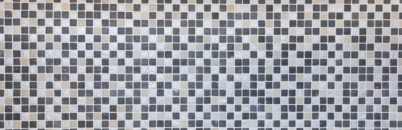 Artificial stone rustic mosaic tile resin gray black anthracite silver cream beige glitter tile backsplash wall kitchen bathroom - MOS83-0226