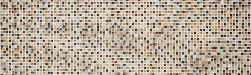 Glass mosaic natural stone mosaic tile light beige quarry glass marble light brown beige cream tile backsplash bathroom - MOS92-1053