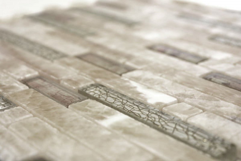 Hand-painted mosaic tile Translucent amber gold composite glass mosaic Crystal stone Onyx Elegance gold MOS87-MV748_m