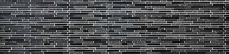 Hand-painted mosaic tile tile mirror translucent gray black composite glass mosaic Crystal stone gray black MOS86-0208_m