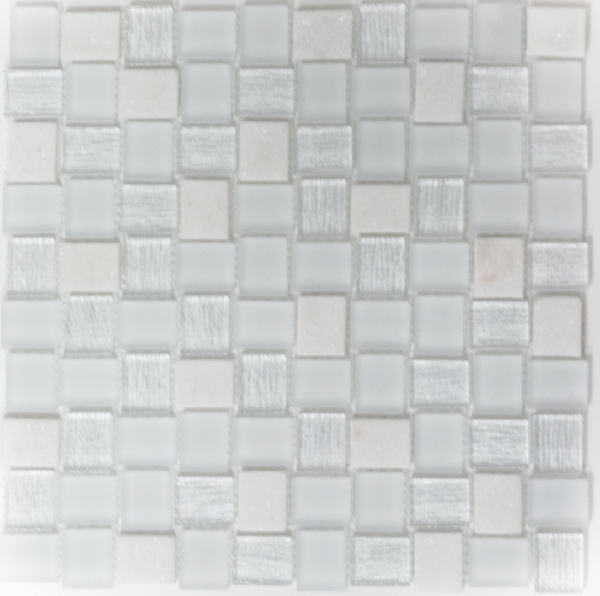 Hand pattern mosaic tile translucent white rectangle glass mosaic Crystal stone white MOS82-0111_m