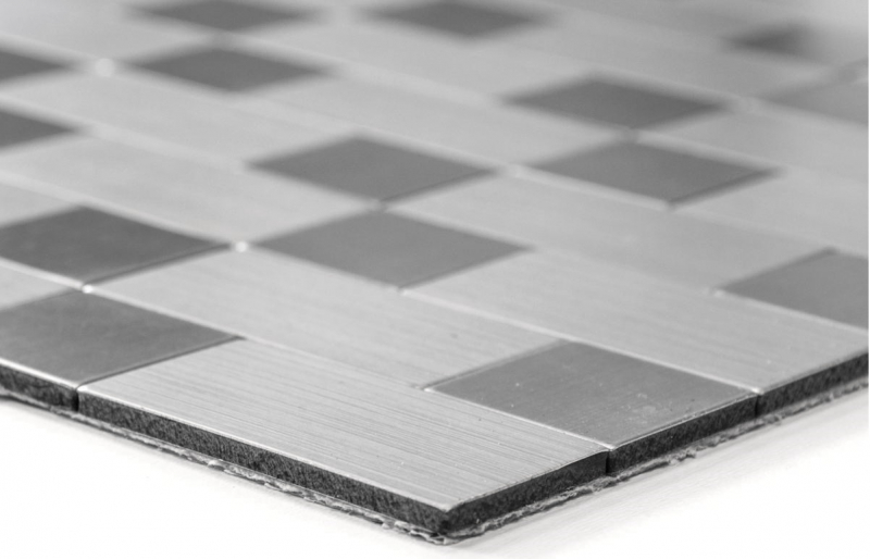 Hand pattern mosaic tile tile mirror self-adhesive aluminum silver metal combination metal MOS200-4MM87_m